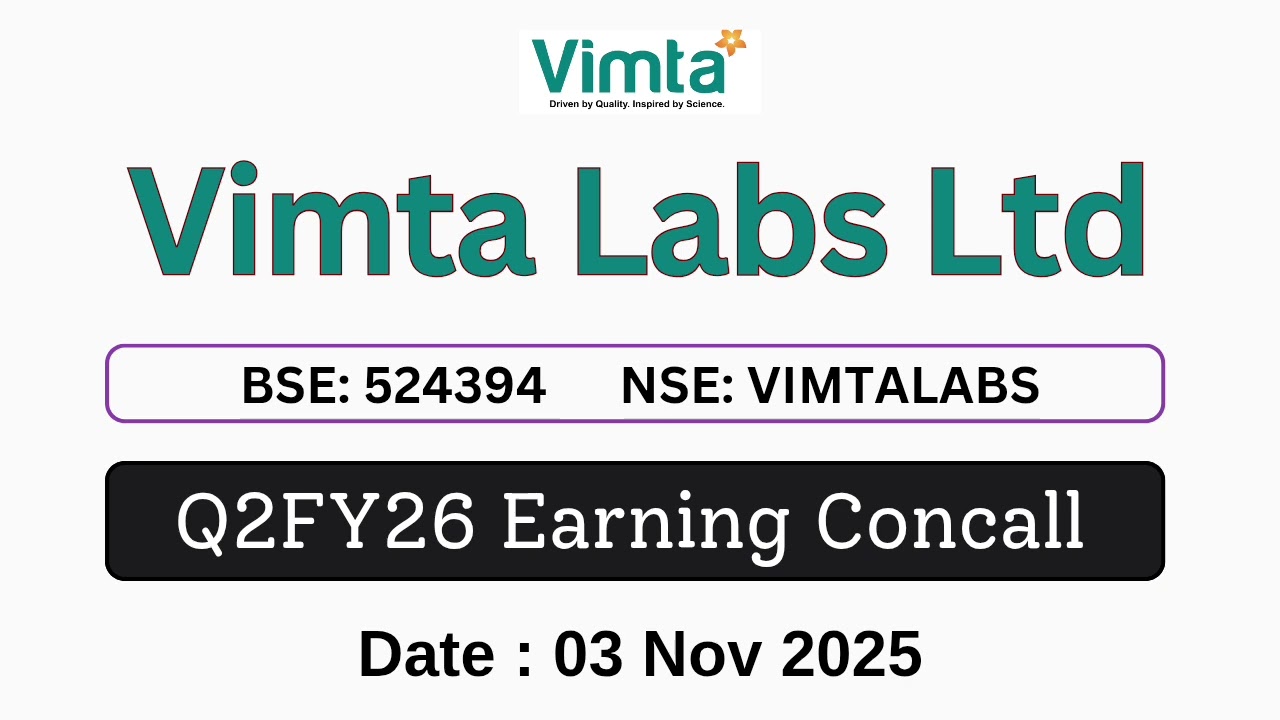 Конференция по доходам Vimta Labs за второй финансовый год 2026 года | Последние новости о акциях...