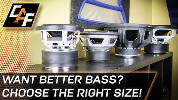 Want BETTER bass? Selecting subwoofer size for a ported box - CarAudioFabrication