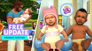 BEST BASE GAME UPDATE EVER! infants, birthmarks, stretch marks & cesarean scars - sims 4