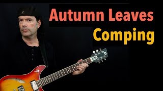 Autumn Leaves (Gm) - Comping - Jazz Guitar Lesson by Achim Kohl