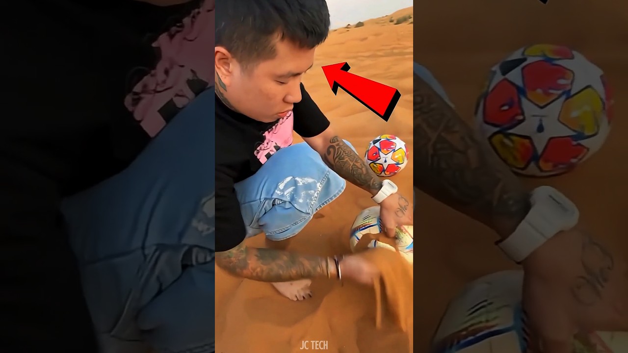 Ce ballon rempli de sable a tout chang&eacute; pendant le match #shorts #viral #trending #education ! ⚽😡🤯