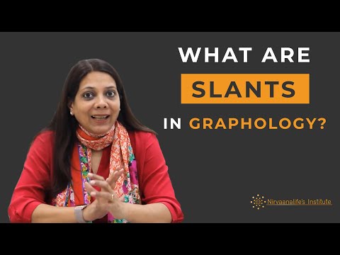 Slants in Graphology