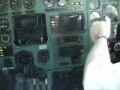 Посадка Ту 154 вид из кабины пилотов   Любительское видео   Avsim su