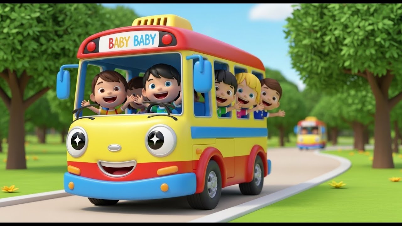 Baby Bus Adventure Ride | Fun Transportation Song for Kids | Nursery Rhymes & Sing-Along Songs