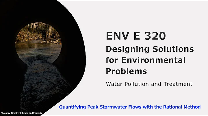 ENV E 320 - Lecture 7: Water Pollution and Treatme...