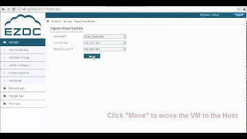 vSphere SDK - Custom Application Portal - Migrating VMs