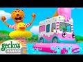I Want Ice Cream!!!｜Gecko's Garage｜Funny Cartoon For Kids｜Learning Videos For Toddlers
