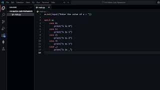 Match Case Statements in Python