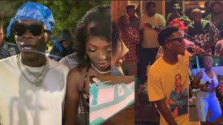 See shoe ..Shatta Wale teases with another shoe, Efya, Kinata,Kwaw Kese k!lls show at Agazy Birthday