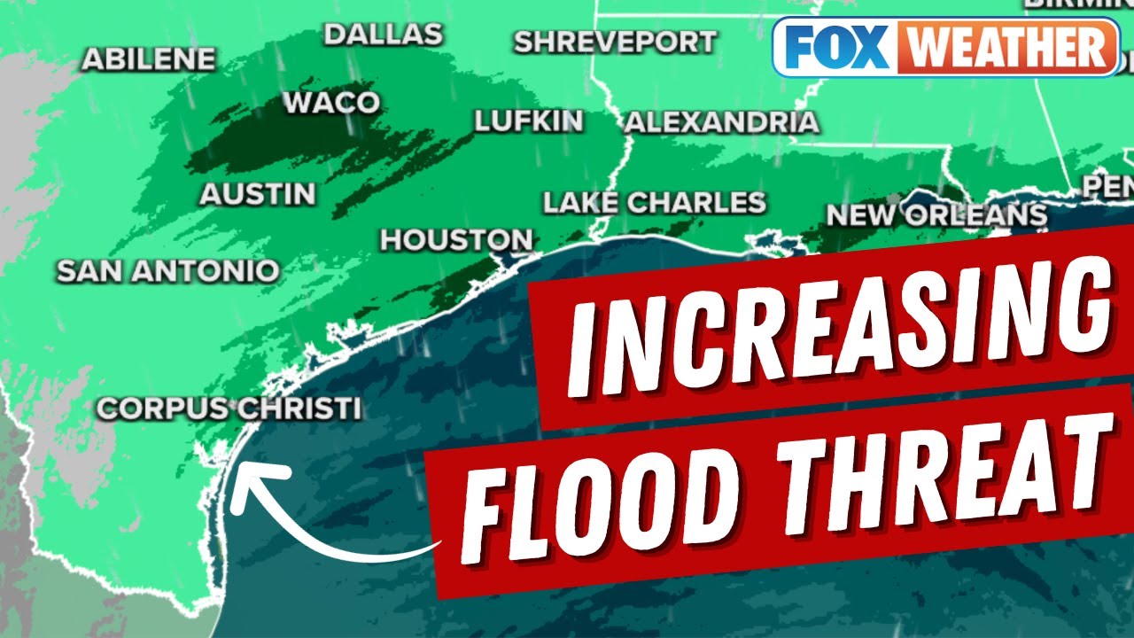 Gulf Coast System Raises Flood Threat From Texas To Florida - YouTube