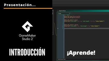 Introducción al curso de desarrollo videojuego con GameMaker Studio 2