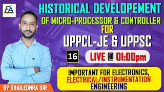 #16 | HISTORICAL DEVELOPMENT OF MICRO- PROCESSOR & CONTROLLER  | BY SHAILENDRA SIR