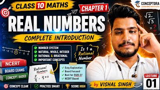 Class 10 Maths | Chapter 1: Real Numbers | Lecture 1 | Number System & Introduction | CBSE 2026-27