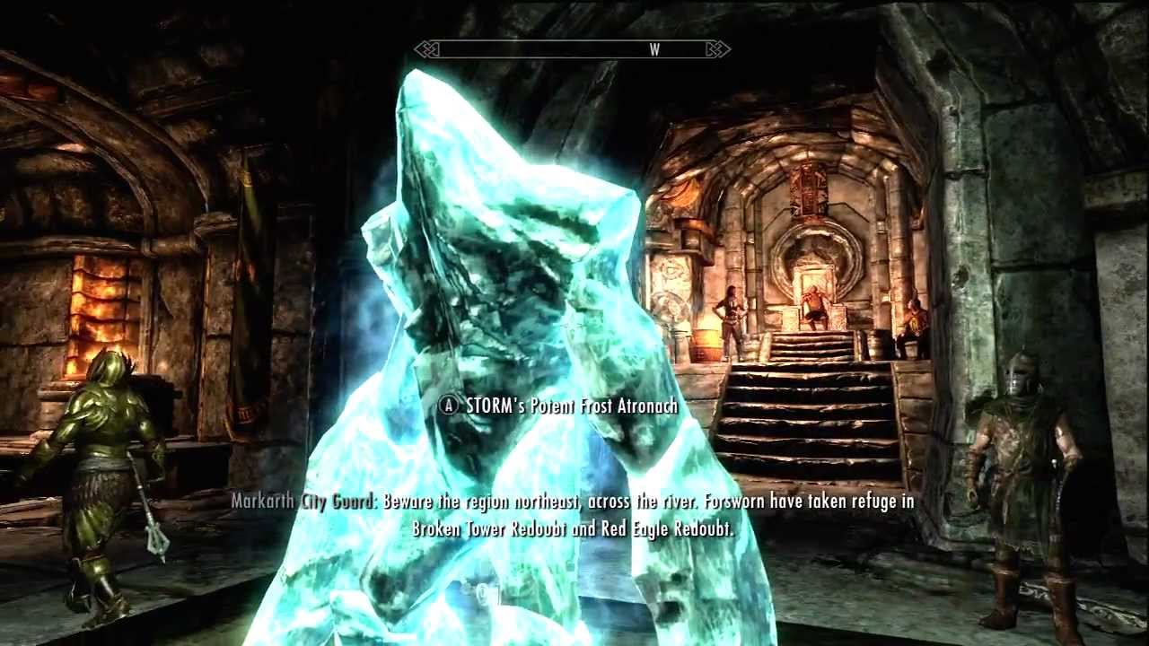 wallpapers Skyrim Storm Atronach Or Dremora Lord conjure frost atronach the elder
