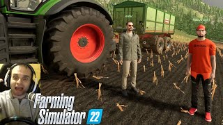 FARMING SIMULATOR 22 MINI BRUNN #5 - COL VOLANTE E CON DUE MATTI ROBY E MITI - GAMEPLAY ITA