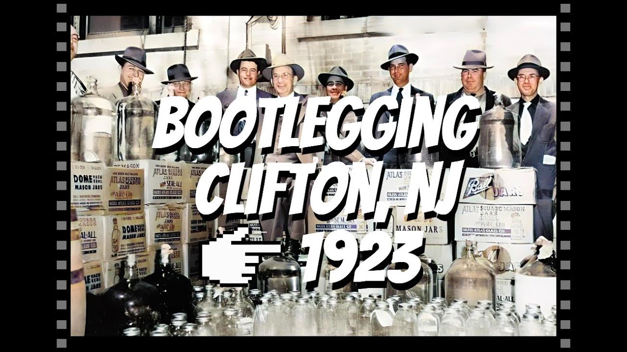 Clifton New Jersey Bootlegger Home Raided 1923. Vintage Photographs And