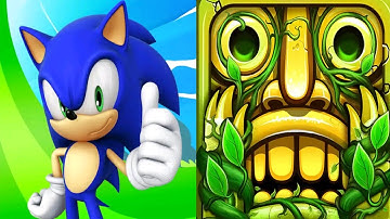 Sonic Dash VS Temple Run 2 Blazing Sands (Android,iOS) - Part 1