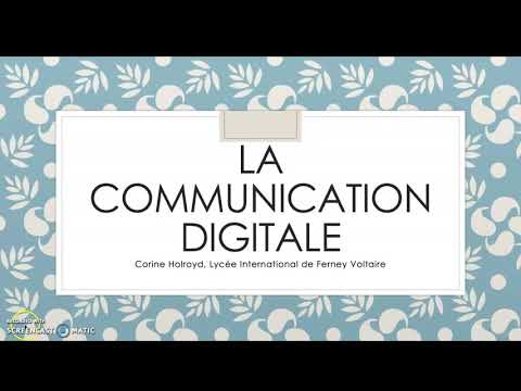 Vidéo: Qu'est-ce que demander dans la communication numérique?