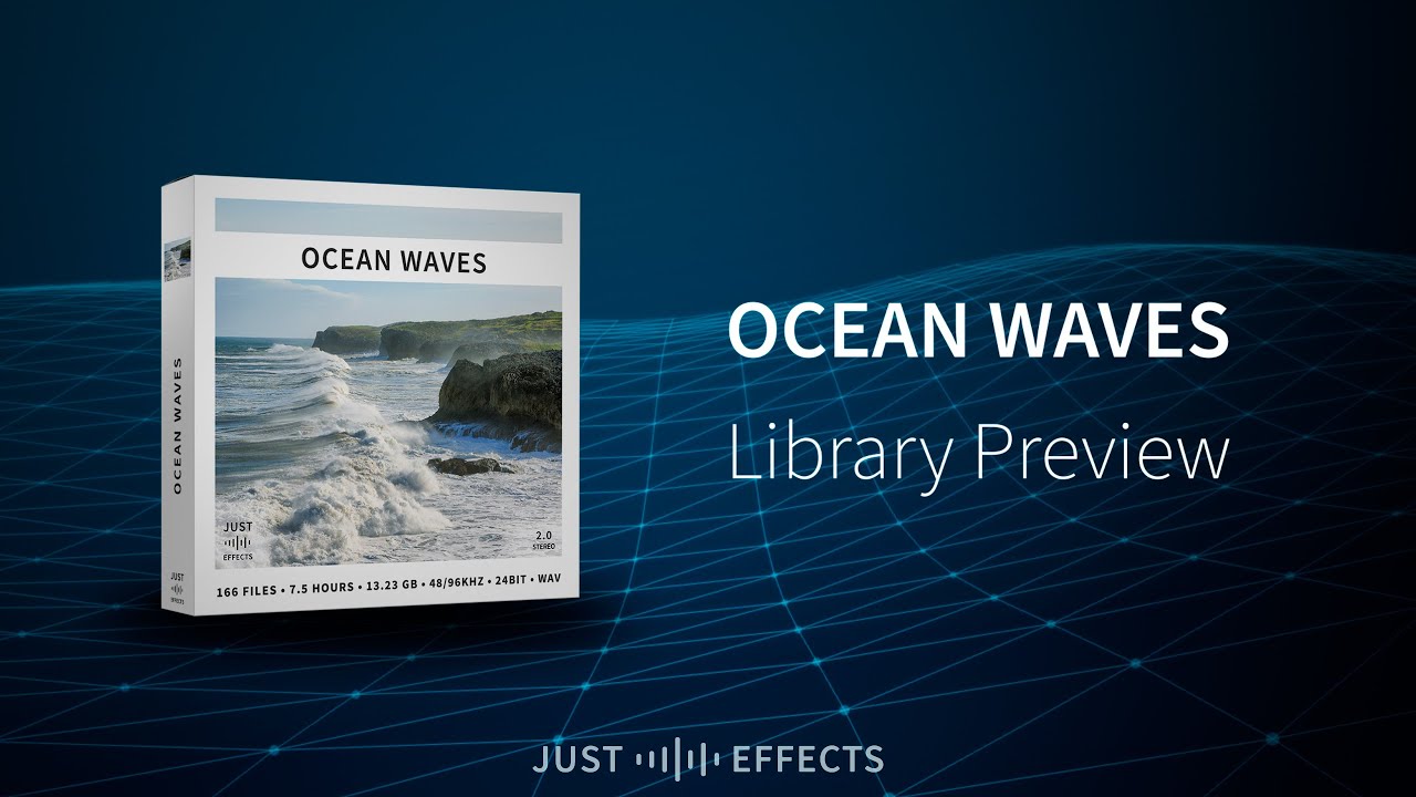 OCEAN WAVES - Library Preview | Just Sound Effects - YouTube