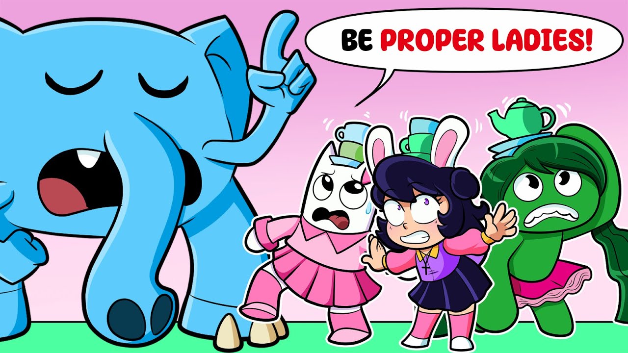 COACH PICKLES Teaches VBunny to be a "PROPER LADY"