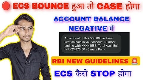 🔴 अब ECS BOUNCE हुआ तो case होगा | ECS कैसे बंद करे | अकाउंट बैलेंस negative | KREDITBEE | KISSHT