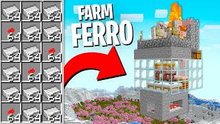 NOVA FARM DE FERRO INFINITO no VULCÃO das CEREJEIRAS! - Minecraft Hardcore 1.20