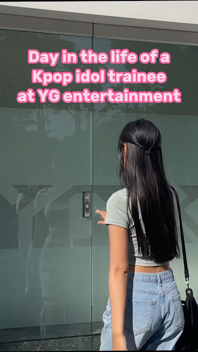 kpop idol trainee at YG Entertainment