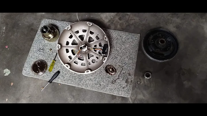 52" Hunter 2nd Century Original Ceiling Fan (Motor Cleanout and Repair)