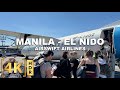 Flying with airswift airlines the only direct flight from manila to el nido  palawan philippines