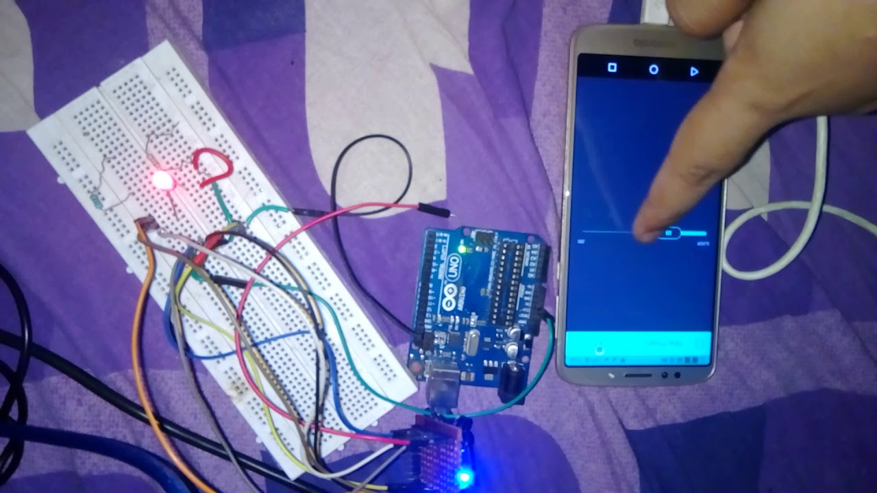 LED Brightness Control using Blynk App - YouTube