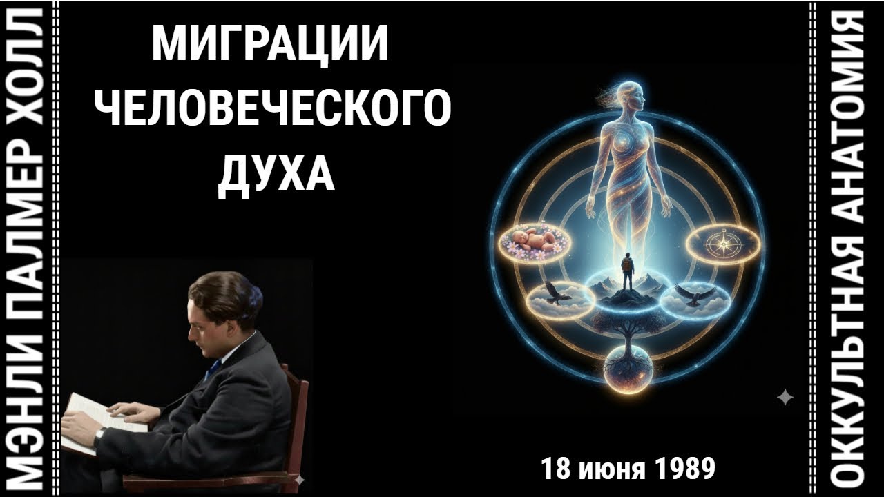 Видеолекция : ОККУЛЬТНАЯ АНАТОМИЯ-6: "МИГРАЦИИ ЧЕЛОВЕЧЕСКОГО ДУХА" МЭНЛИ ПАЛМЕР ХОЛЛ