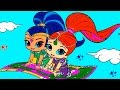 Shimmer and Shine: Coloring Book