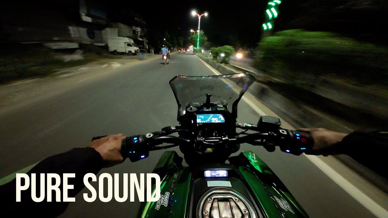 POV: It's Night Ride | Bajaj Dominar 400 UG | Pure Sound | DJI ACTION 3