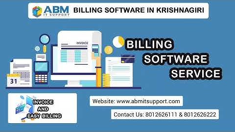 Billing Software Company in Krishnagiri | Billing Software Development Company  | ABM IT SUPPORT