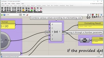 Simple Input and Math - Grasshopper Tutorial #1