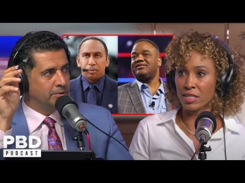 "He’s DOMINATING Him!" – Sage Steele Reacts To Stephen A. Smith & Jason Whitlock’s Feud