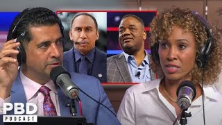 "He's DOMINATING Him!" - Sage Steele Reacts To Stephen A. Smith & Jason Whitlock's Feud