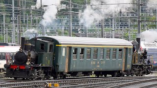 Zwei-Lok-Dampf-Pendelzug