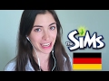 LEARNING GERMAN (beginners) while playing the SIMS: GESICHT, KLEIDUNG