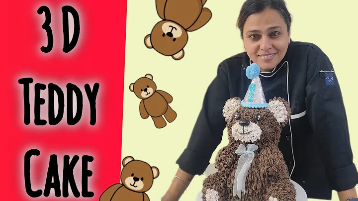 TEDDY CAKE I How to make make a 3D Teddy Bear Cake I Sweet Wonders