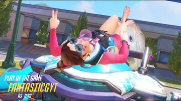 D.Va Bomb Quadruple kill *PLAY OF THE GAME* highlight :)