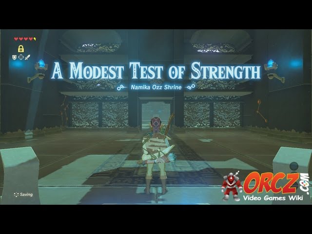 Namika Ozz Shrine / Modest Test of Strength - BotW 