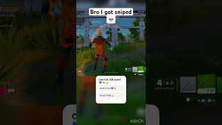 I got sniped 🥹 #fortnite #fortniteclips #fortnitefunny #gaming