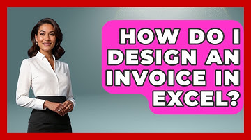 How Do I Design An Invoice In Excel? - Graphic Design Nerd