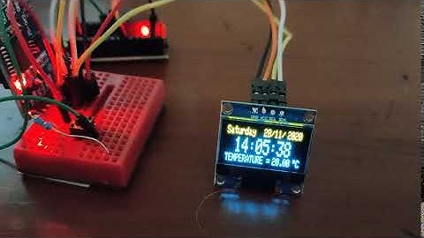 Extremely simple OLED Digital Clock