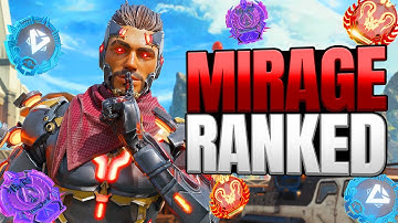 High Level Mirage Ranked Gameplay - Apex Legends