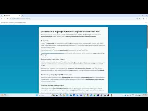 Java Selenium Framework 03b – Nested Frames | TestNG + Extent Report Integration