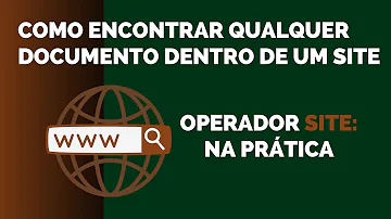 Como ver todo o conteúdo de um site?
