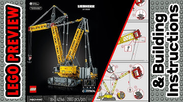PREVIEW: 42146, LEGO TECHNIC, Liebherr Crawler Crane LR 13000​ & Building Instructions! LEGO 2023