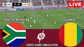 🔴South Africa vs Guinea Live Pes 21 Gameplay I Africa Cup of Nations 26/27 | Video Game Simulation